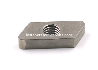 China Furniture Industrial Stainless Steel Square Nuts Corrosion Resistance supplier